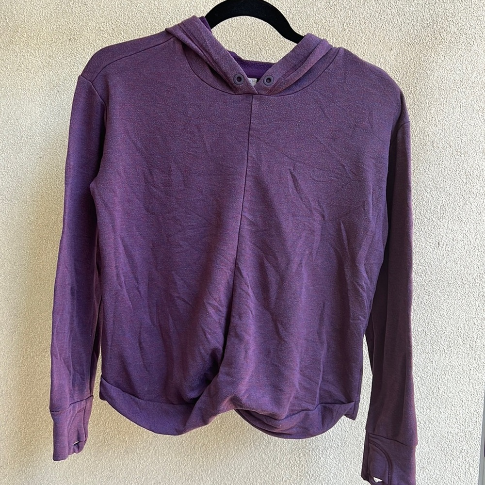 Athleta Girl Size XL/14 Hooded Criss - Cross Hoodie